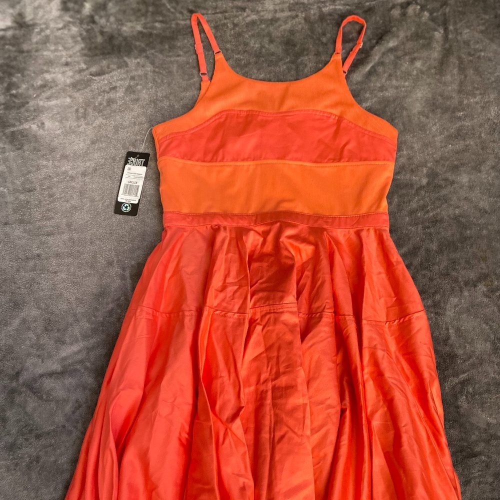 NWT casual orange dress